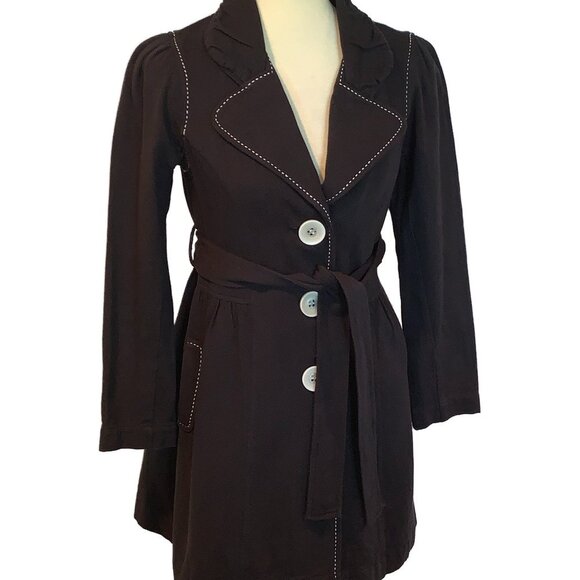 Anthropologie Jackets & Blazers - Anthro - Nick & Mo Rare Contrast Stitch Trench